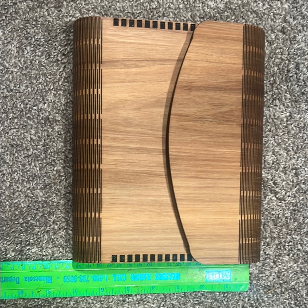 Elegant Wooden Clutch